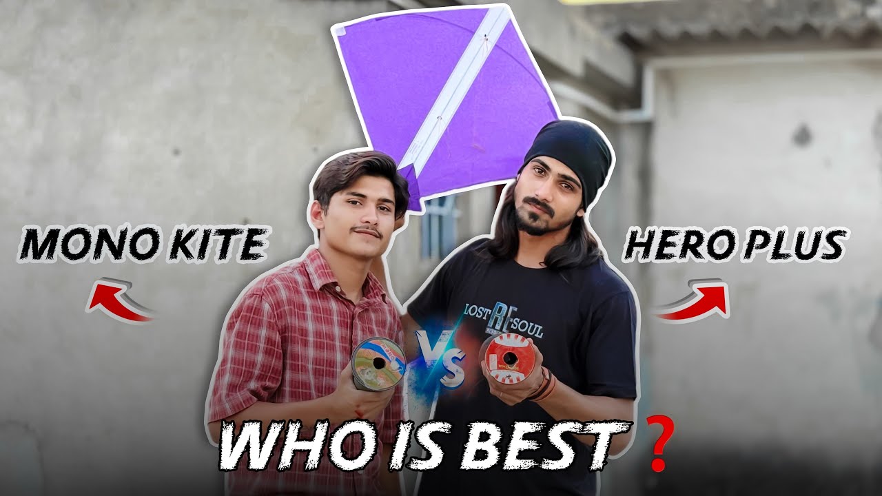 Mono kite VS Hero plus 😱 | live Manjha testing 🔥 | who is winner 🏆 