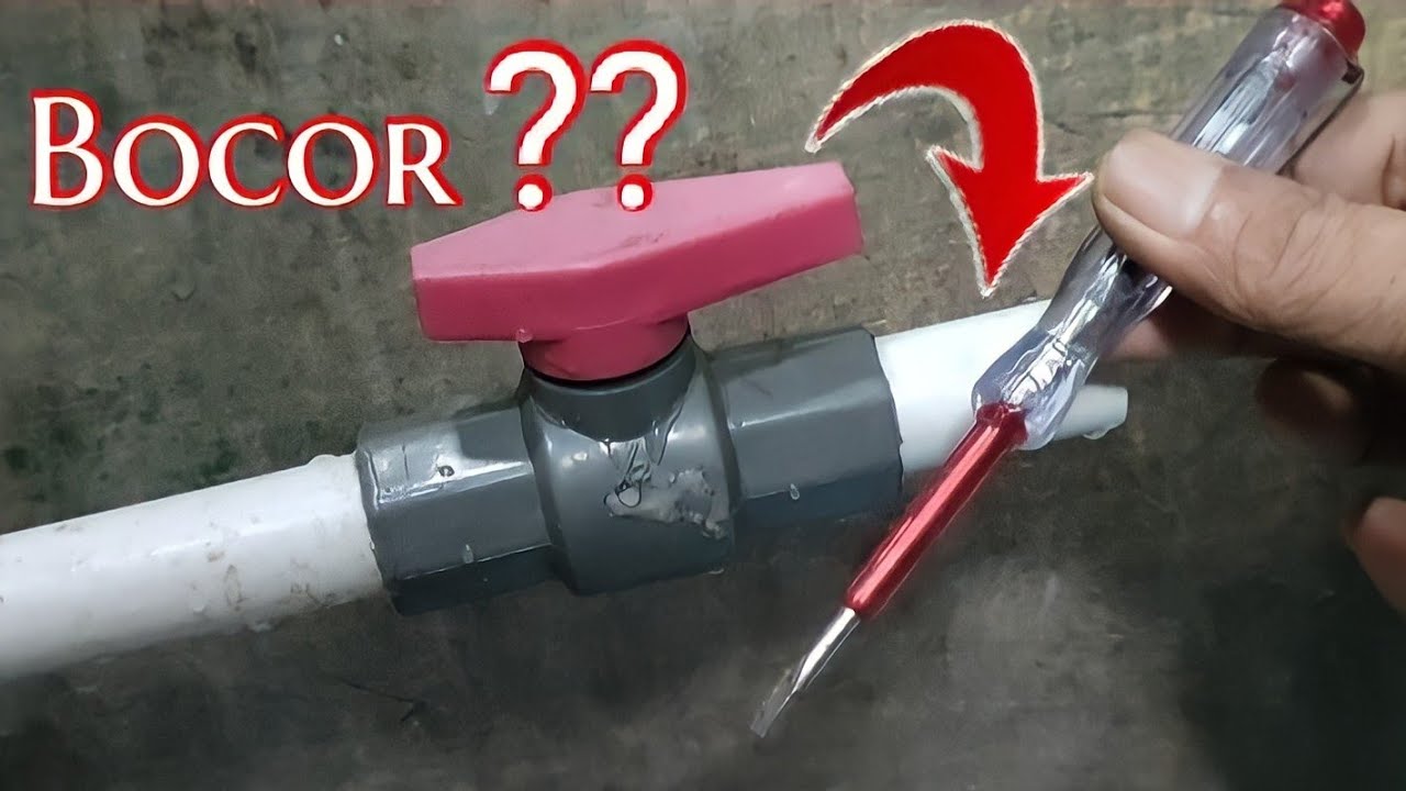 Cukup modal TESPEN, Mengatasi stop kran bocor normal kembali
