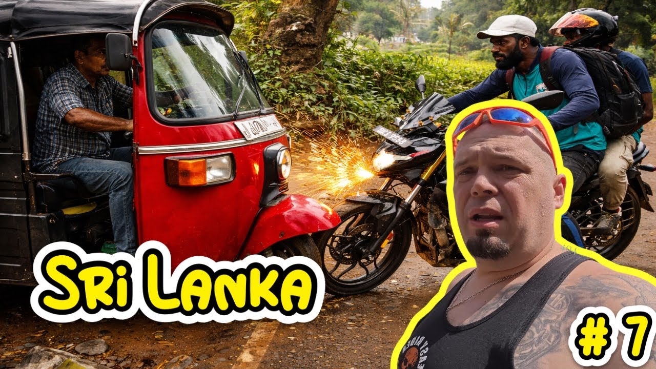 Tuk-tuk kontra motocykl! Kolejny dzień na Sri Lance 🇱🇰 Daily vlog