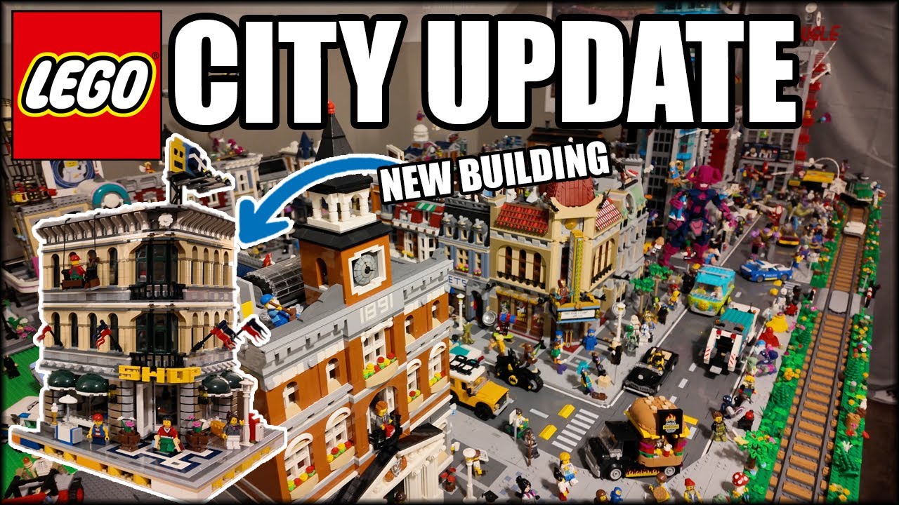Наш город из LEGO вышел на новый уровень! Масштабное обновление + новые модули!