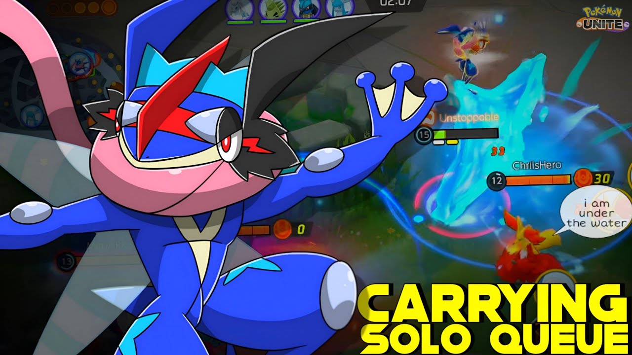 GRENINJA CARRIED RANDUMBS IN SOLO QUEUE LEGEND JOURNEY 🤗 | POKENITE BUNNY 