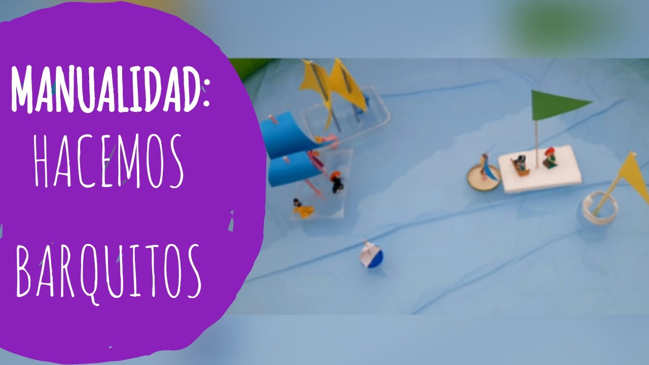 BARQUITOS CON DIFERENTES MATERIALES. MANUALIDAD.