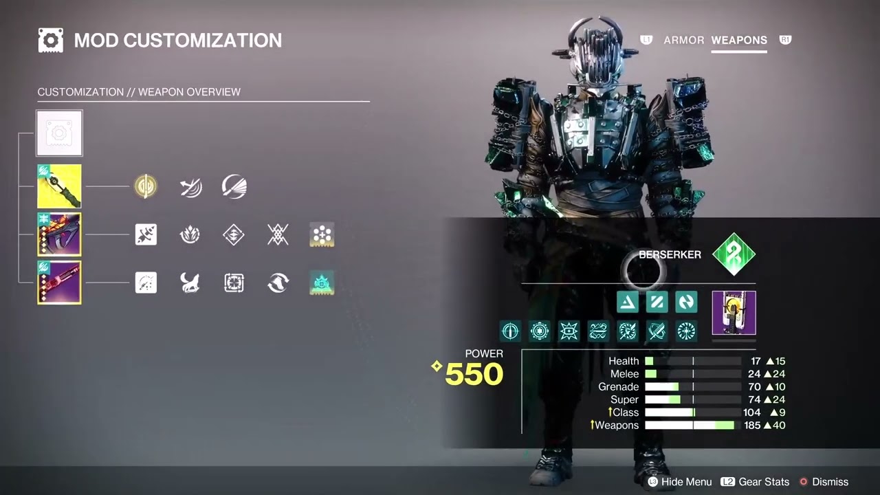 New Strand Pve Build & Fashion for Titan with Strongholds. (Destiny 2)