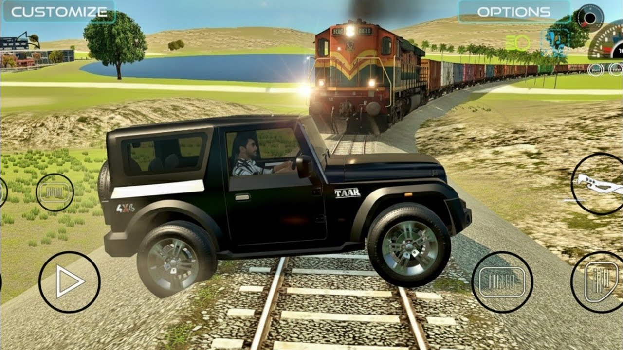 Modified Mahindra Thar 🚗Game | Indian Black Thar (Gadi Wala Games) Car Game Android Game 2026