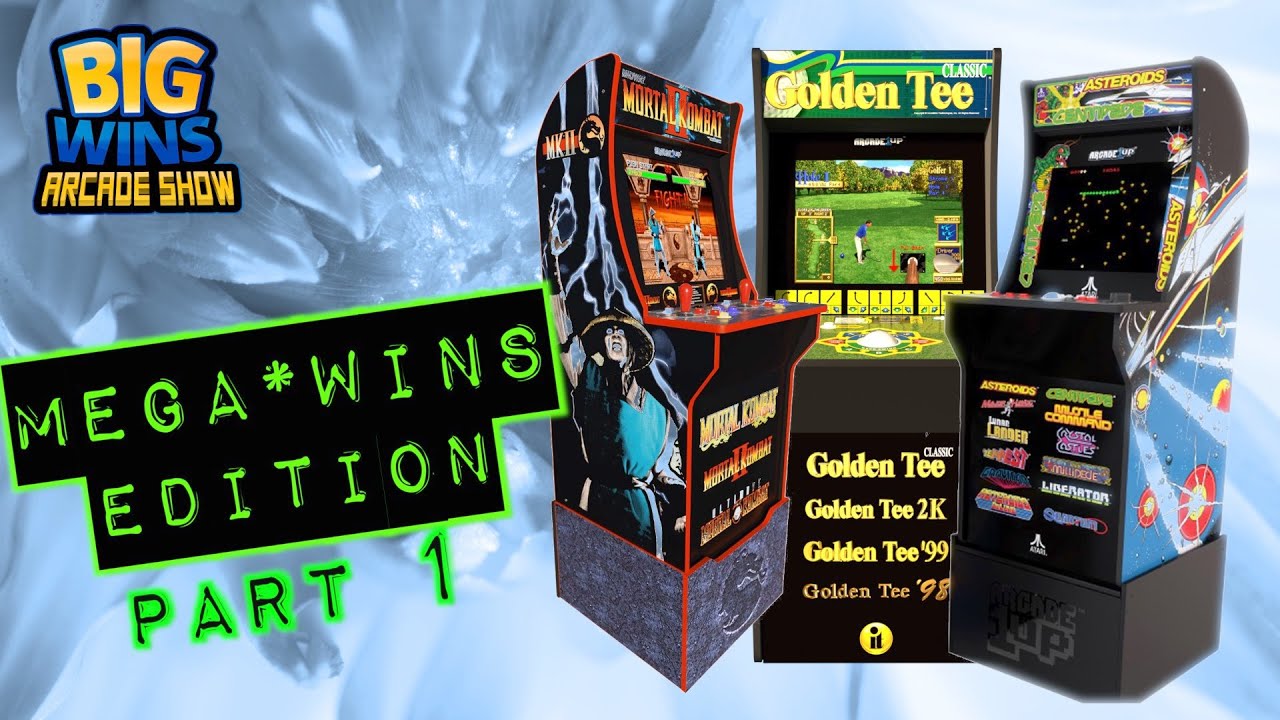 Can We Win A Real Arcade Machine? (Part 1)  - Mega Wins Edition - Big Wins! Arcade Show