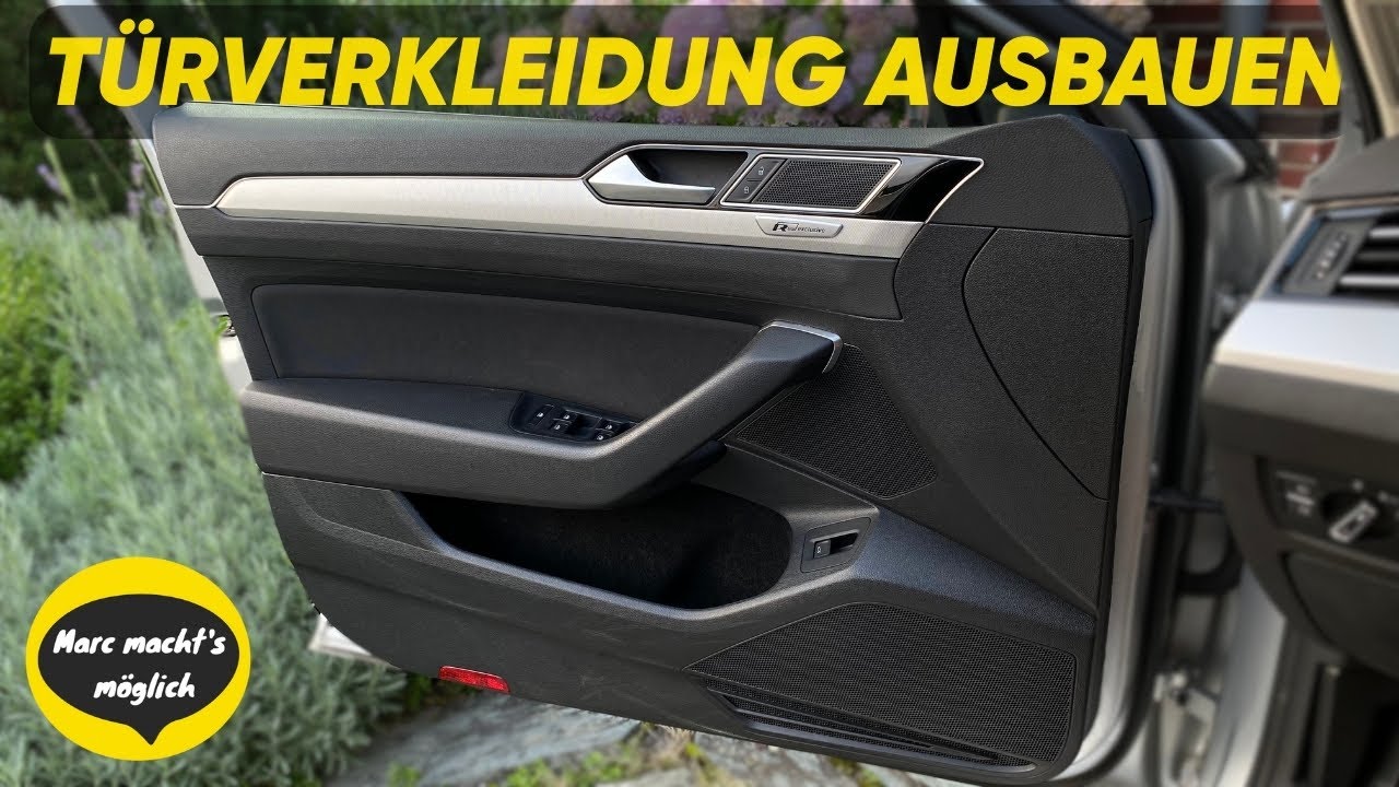 Türverkleidungen vorne & hinten ausbauen & spaltfrei wieder einbauen| VW Passat 3G B8 door panel
