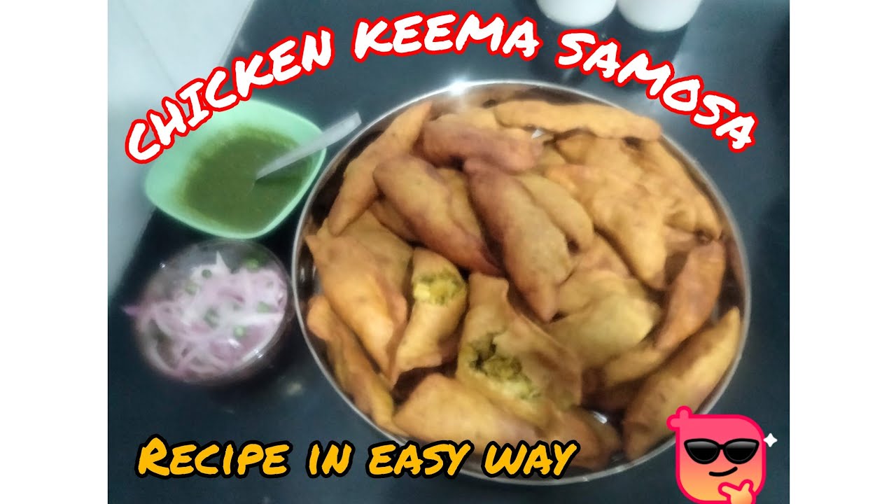 IFTAAR SPECIAL CHICKEN KEEMA SAMOSA RECIPE || KEEMA SAMOSA RECIPE