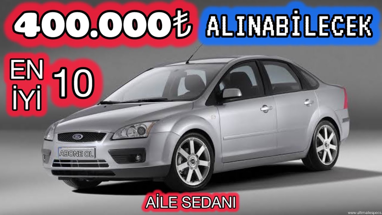 400.000 TL'ye ALINABİLECEK EN EKONOMİK 10 ARAMA 400bin Lira Araba 2. El Otomobil Önerisi #400000tl