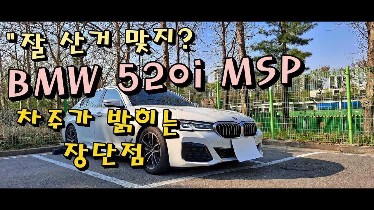 BMW 520i 차주가 밝히는 유지비와 100% 진심 장단점[차주 인터뷰]