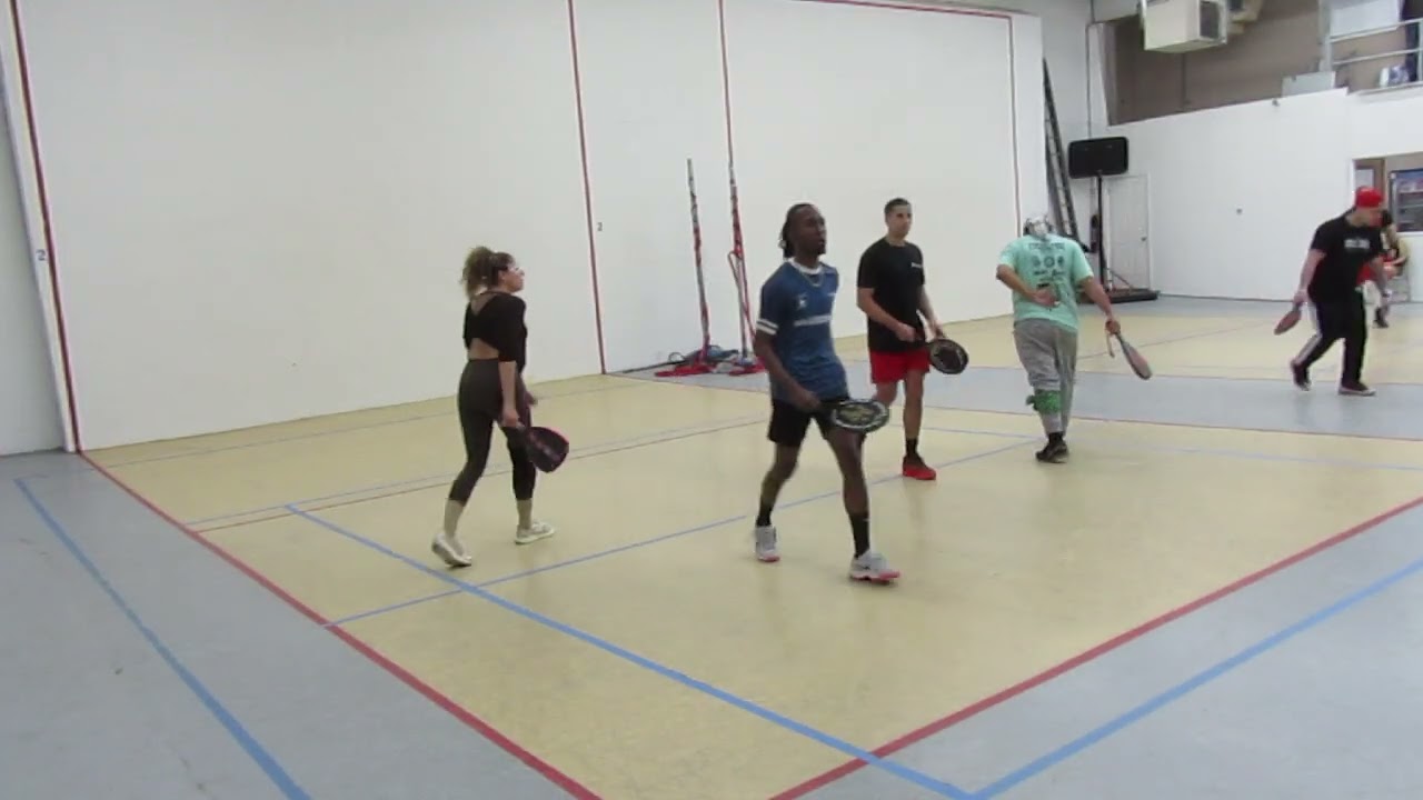 Zerega - Paddle Ball B Dubs - Manny & Tywan vs Charlene & Sal - Filmed By Handball Social - 2.7.2026