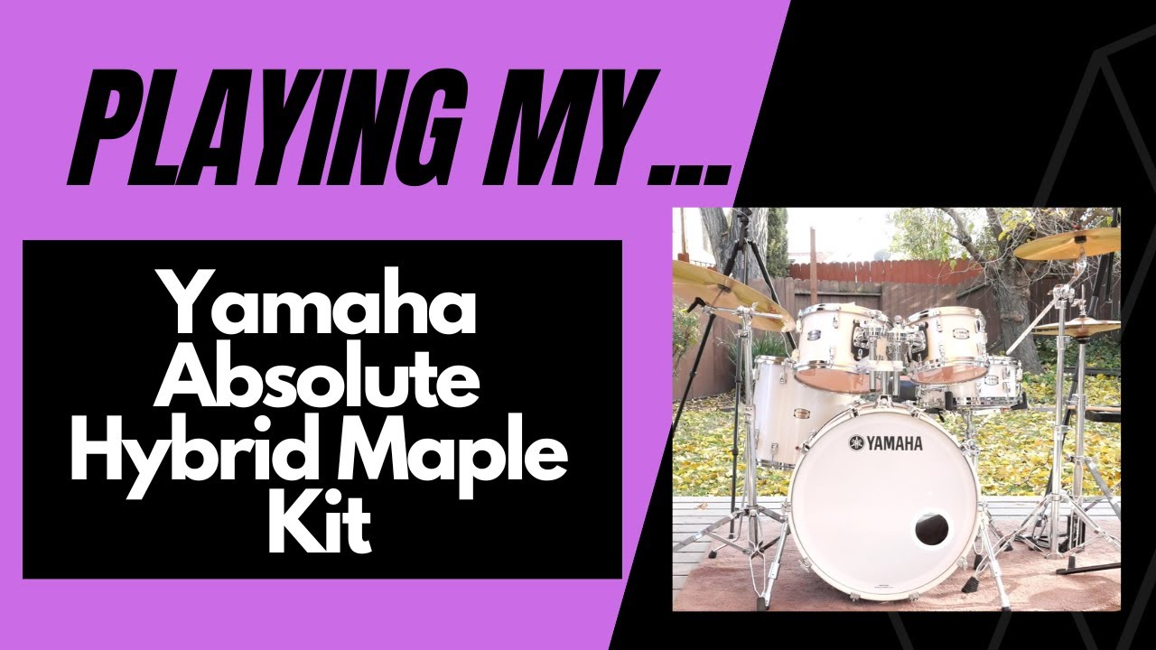 Yamaha Absolute Hybrid Maple Drum Set - (circa 2020)