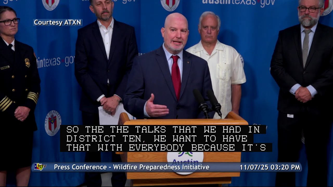 Press Conference - Wildfire Preparedness Initiative