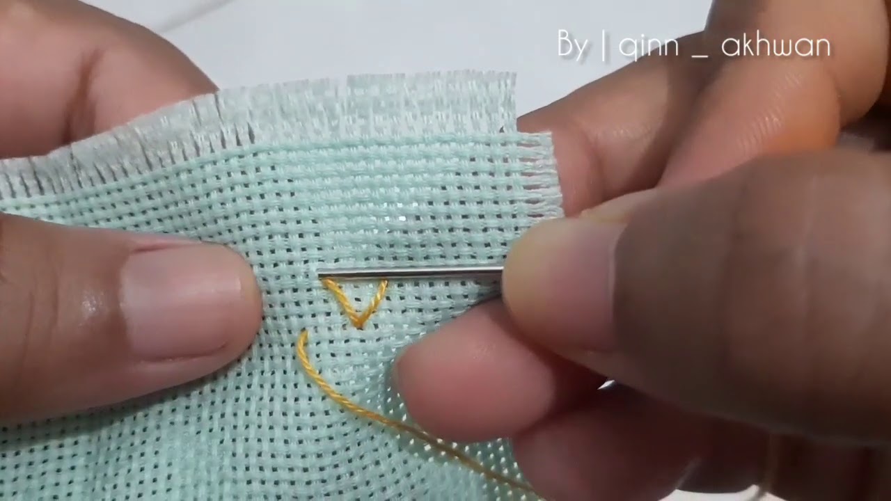 Membuat Tusuk Biku / Zig zag