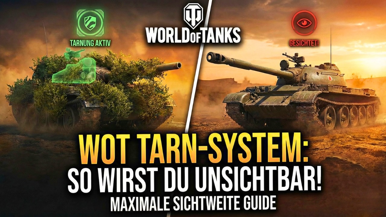 WOT Console / Das Tarn- und Sichtsystem / Alle Infos + Tipps