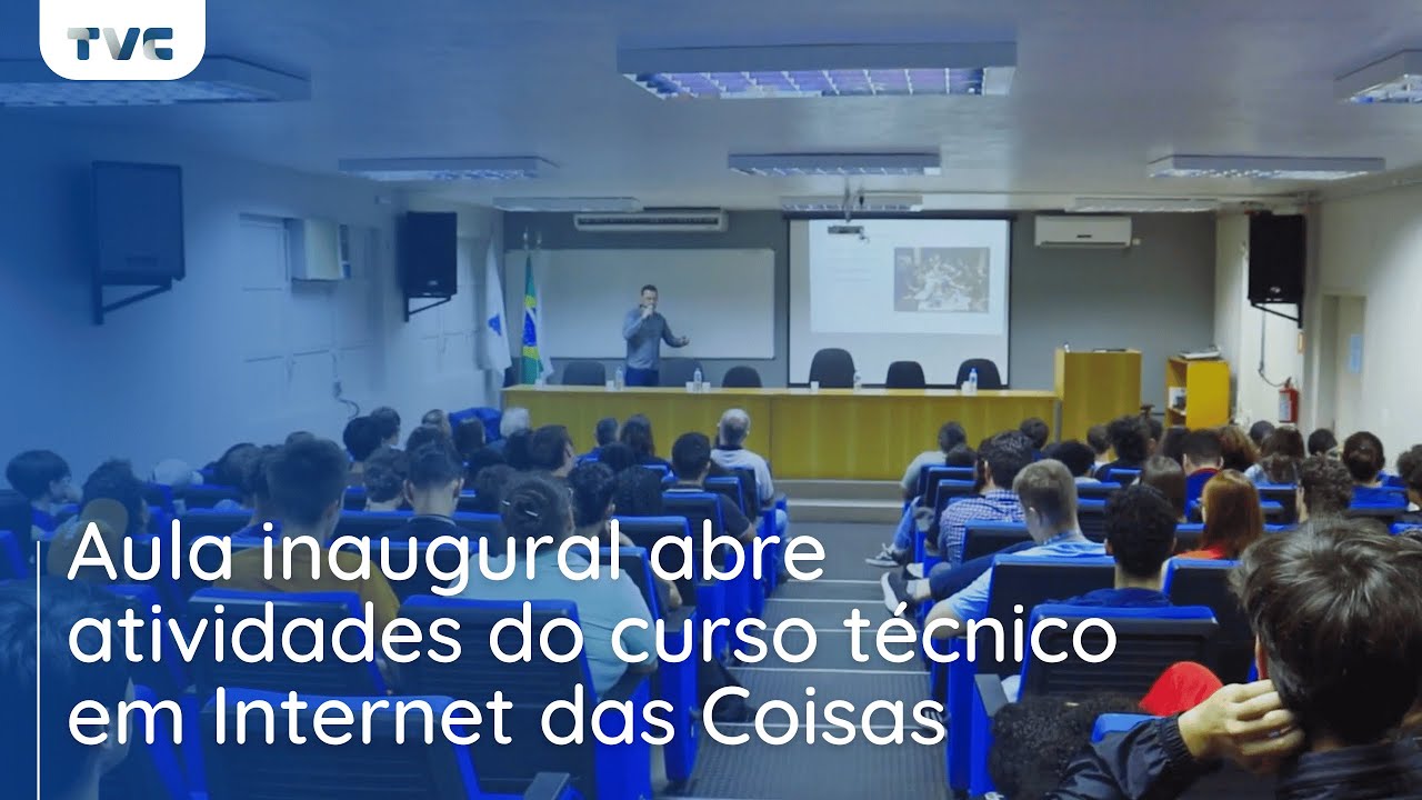 Aula inaugural abre atividades do curso t&eacute;cnico em Internet&nbsp;das&nbsp;Coisas