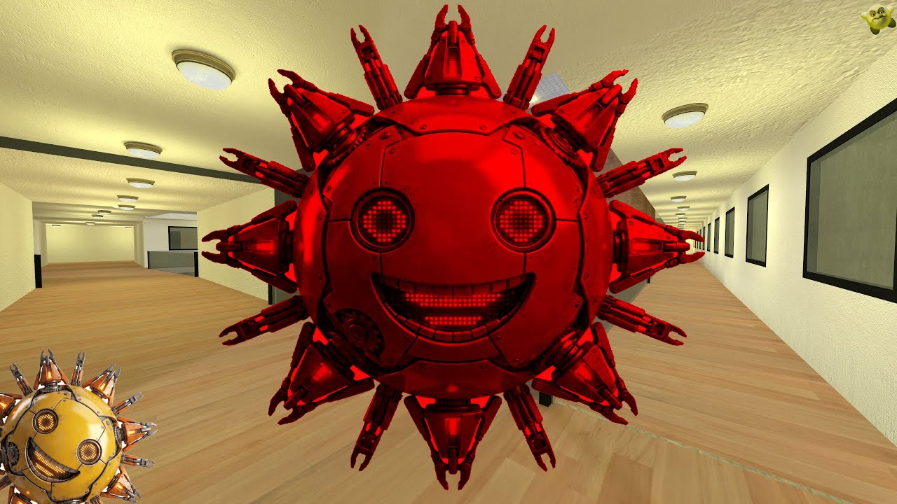 Corrupted Sprunki Mr. Sun Phase robotic Nextbot Gmod