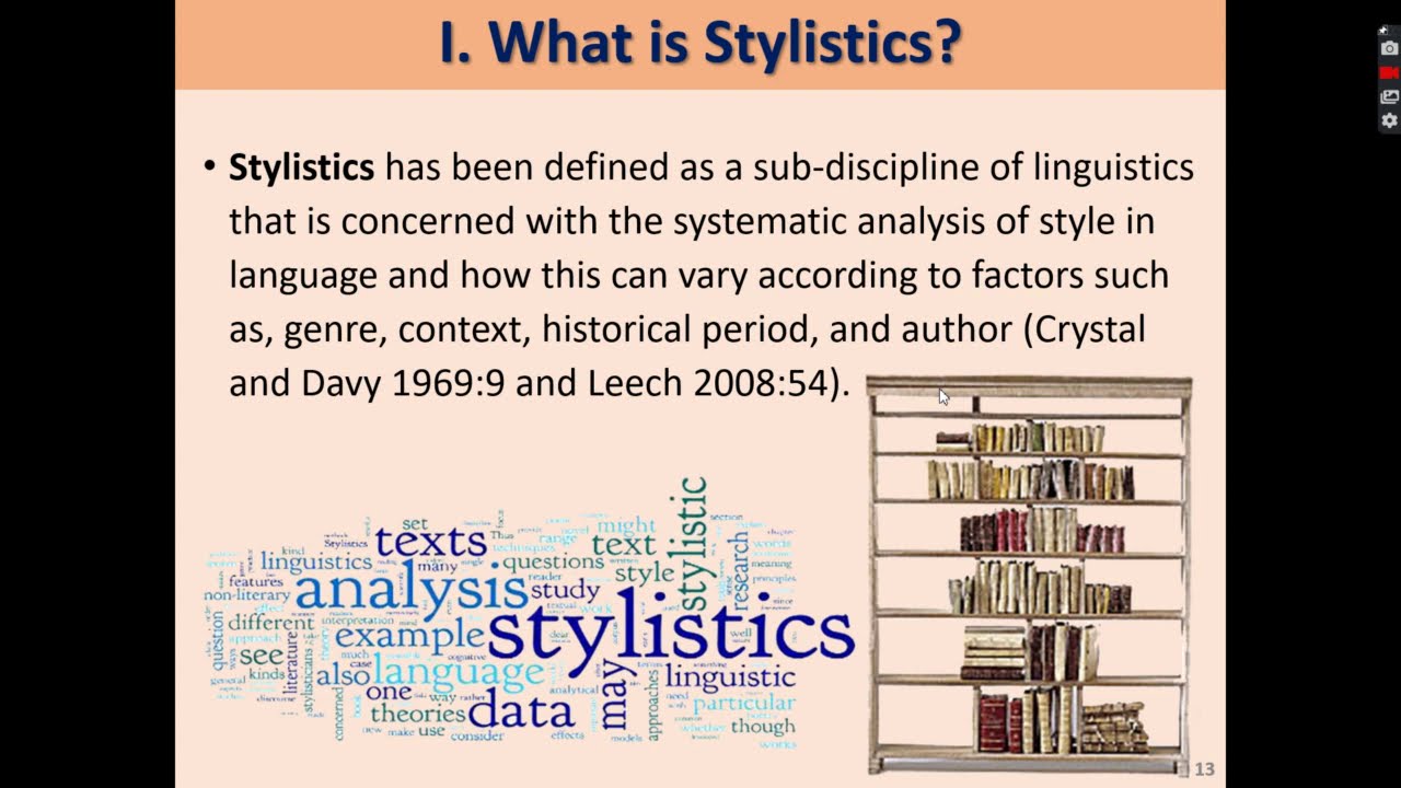Unit 1. An Overview of Stylistics Part 2