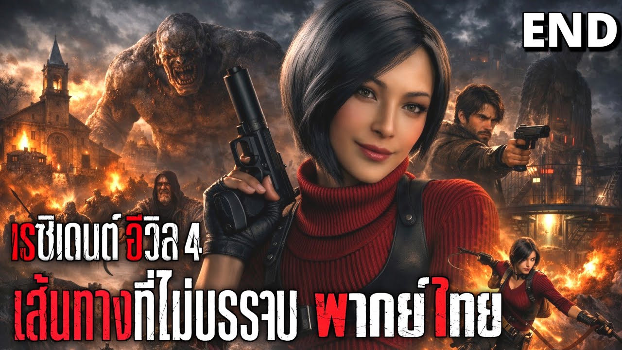 เรซิเดนต์ อีวิล 4 เส้นทางที่ไม่บรรจบ พากย์ไทย END 