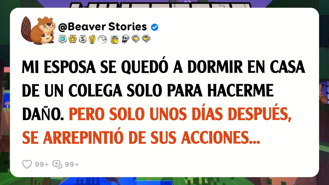 Mi esposa se quedó a dormir en casa de un colega solo para hacerme daño. Pero solo unos días ...