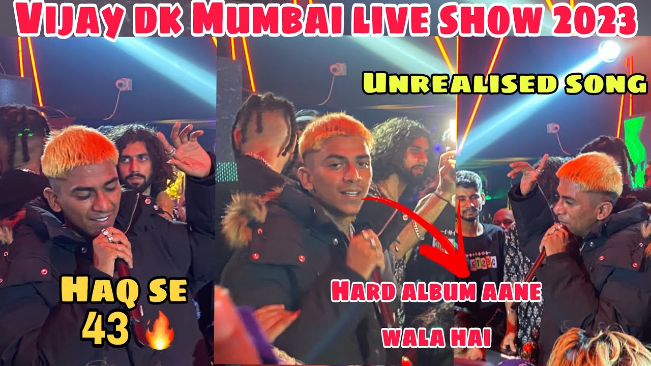 Vijay Dk Live Performance Mumbai || Vijay Dk Mumbai Show || Vijay Dk Live Concert Mumbai 43🔥||