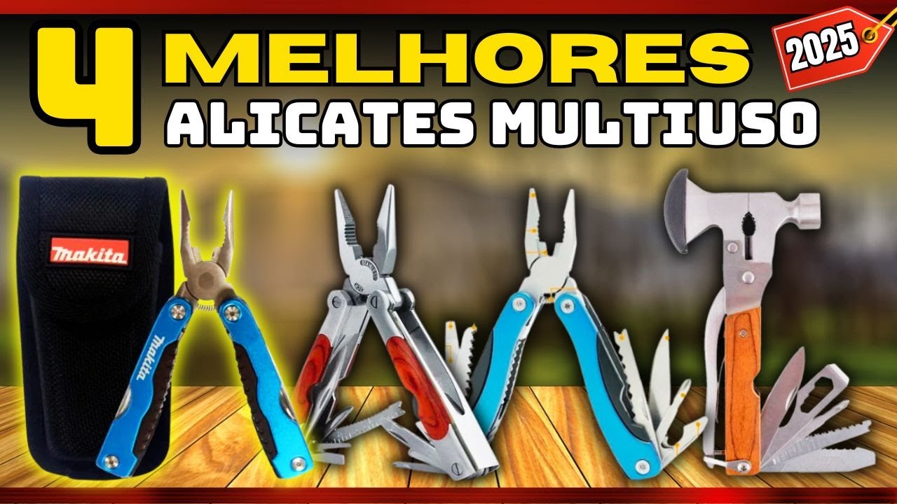 🛠️ Os 4 Alicates Canivetes Multiuso MAIS VENDIDOS no Brasil – TOP Alicate Multifuncional! 🏆
