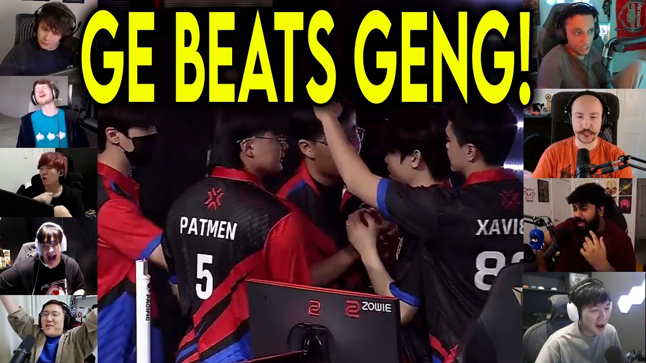 Valorant Streamers React To GE Dominant Win Against GENG In VCT