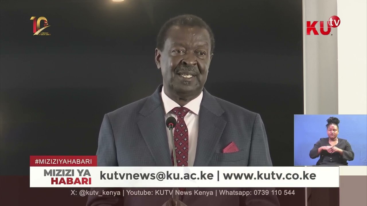 Waziri Mkuu Musalia Mudavadi atoa wito wa umoja na utawala bora barani Afrika