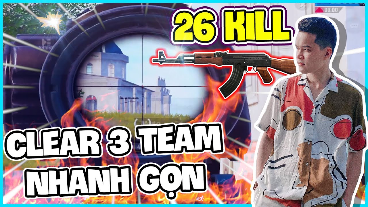 PUBG Mobile - Trở lại s&acirc;n nh&agrave; bản PUBGM Ch&acirc;u &Aacute;, Bộ Bim hủy diệt map Erangel với k&egrave;o AK 1 kill = 100k