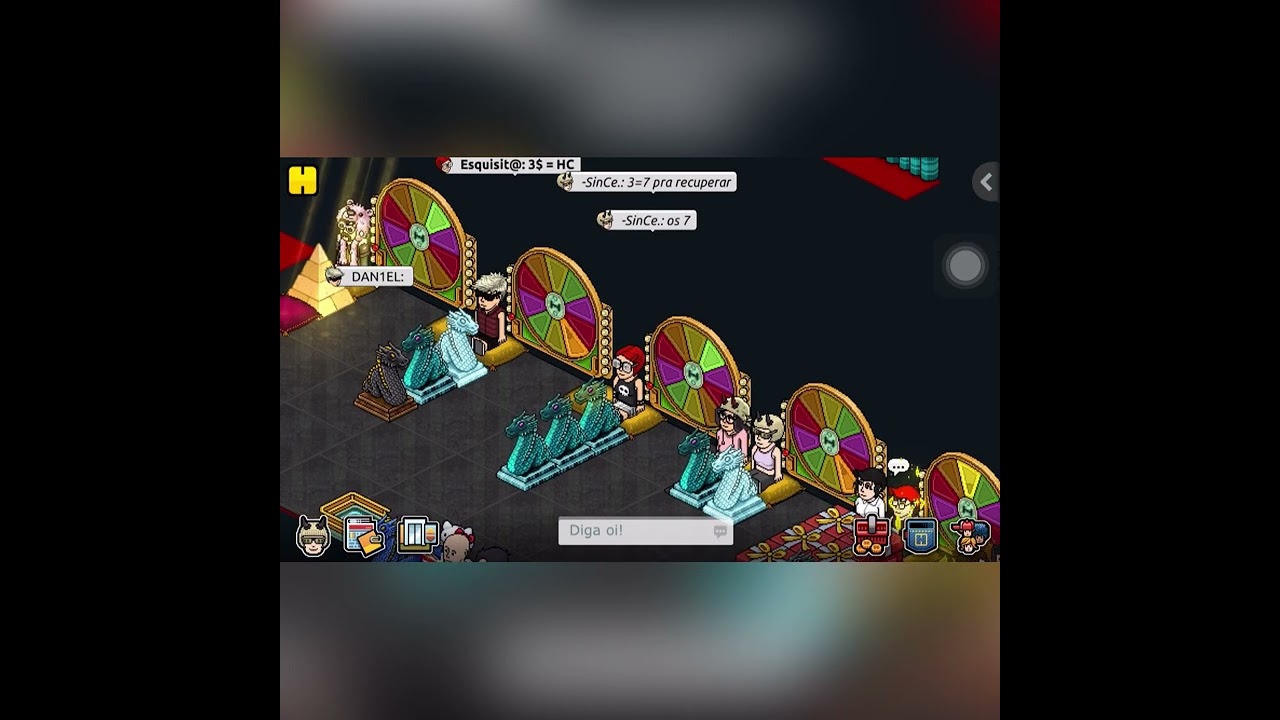 Rapando 10 HC no HABBO HOTEL