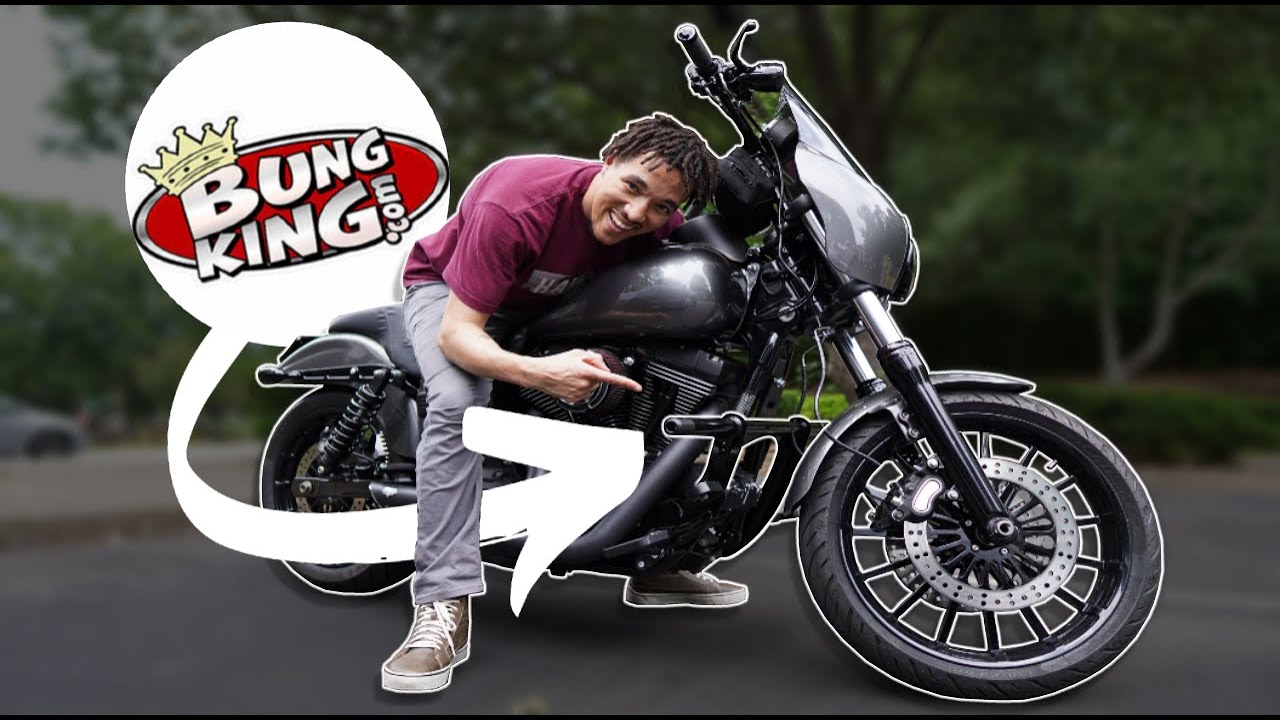Installing The Bung King Crash Bar On My Dyna!