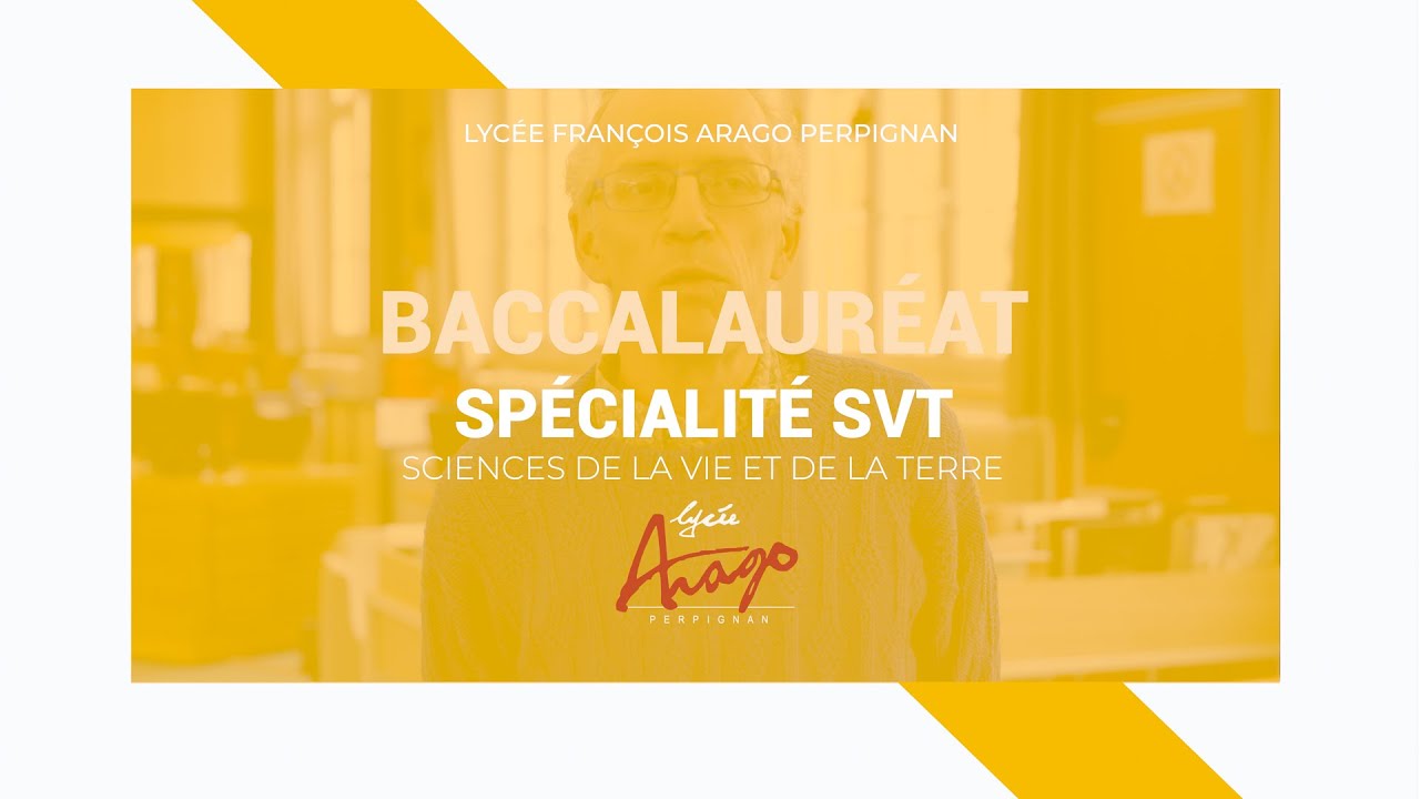 Spécialité SVT, Sciences de la Vie et de la Terre, au baccalauréat