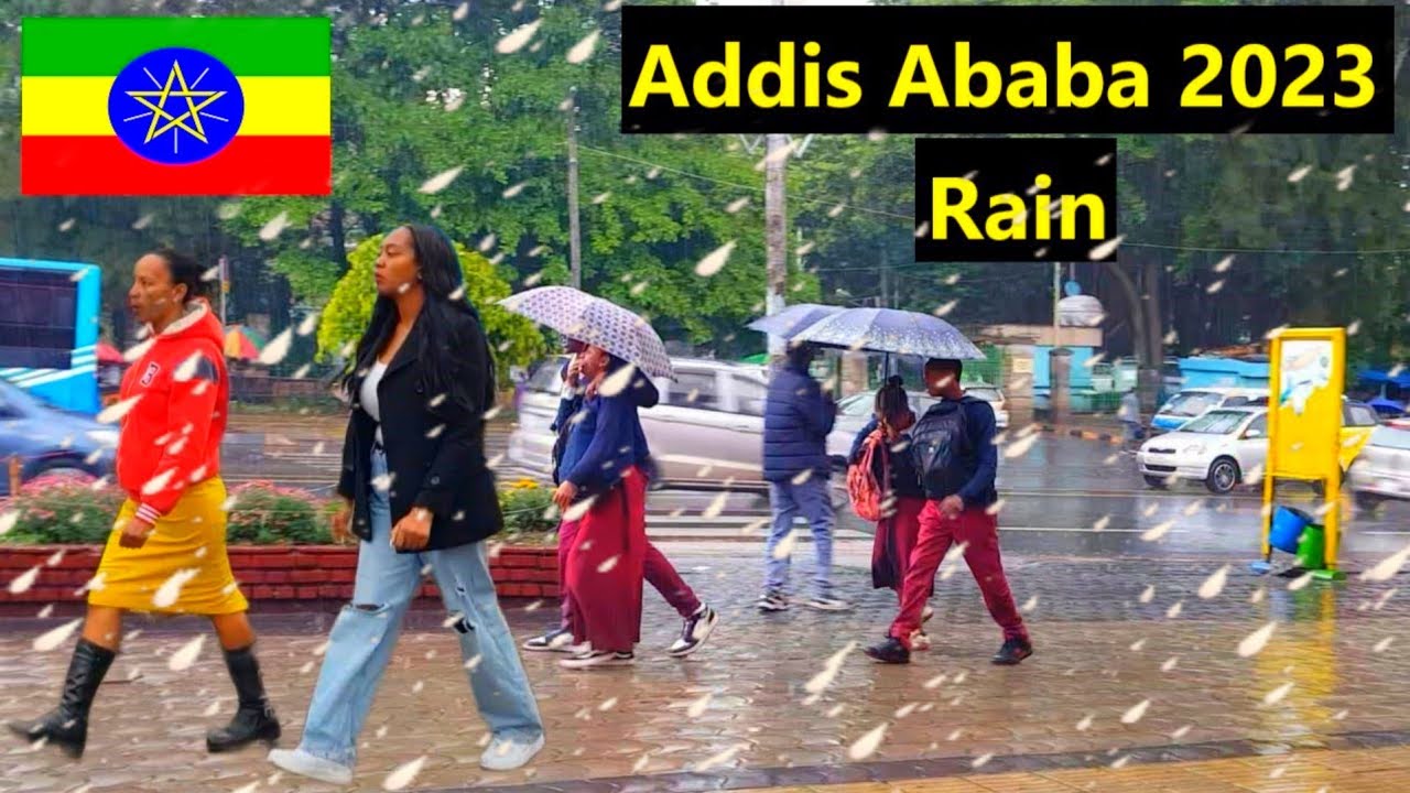 4Kilo to Megenagna in Rain, Addis Ababa walking tour 2023