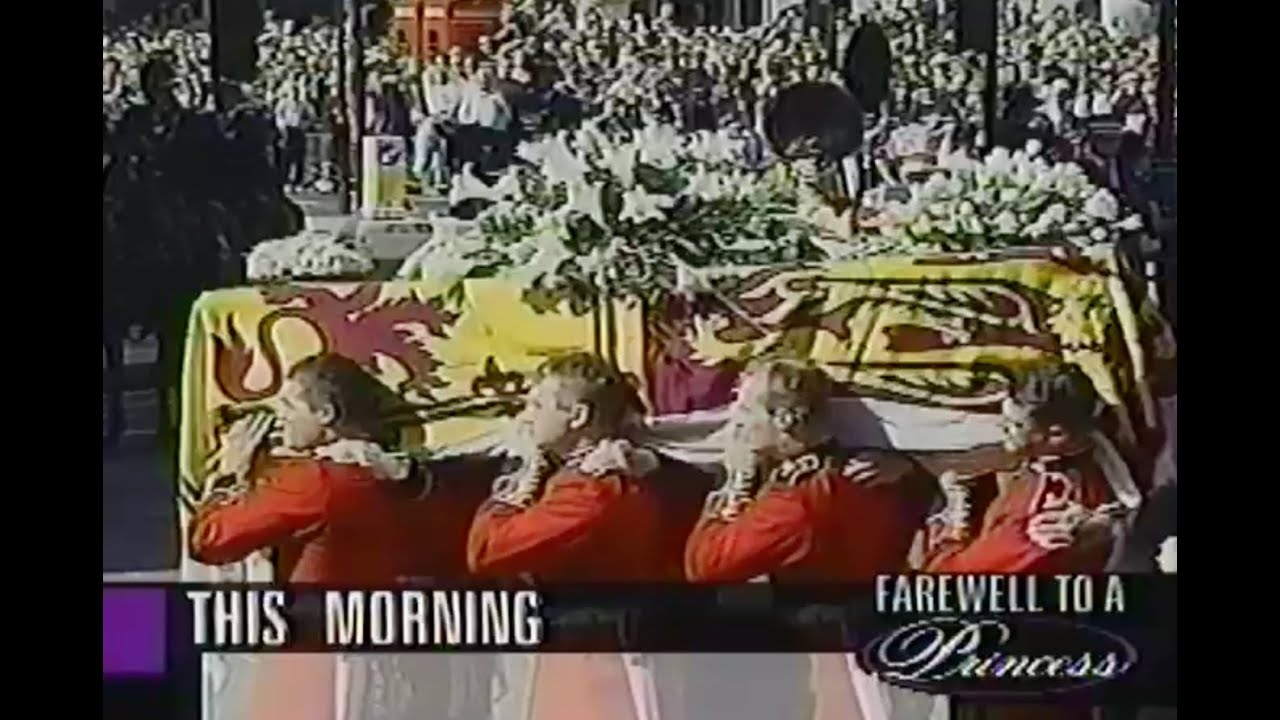 Funeral of Princess Diana &mdash; Live News Coverage (FOX, Sept 1997) | VHS TV Rip Segment