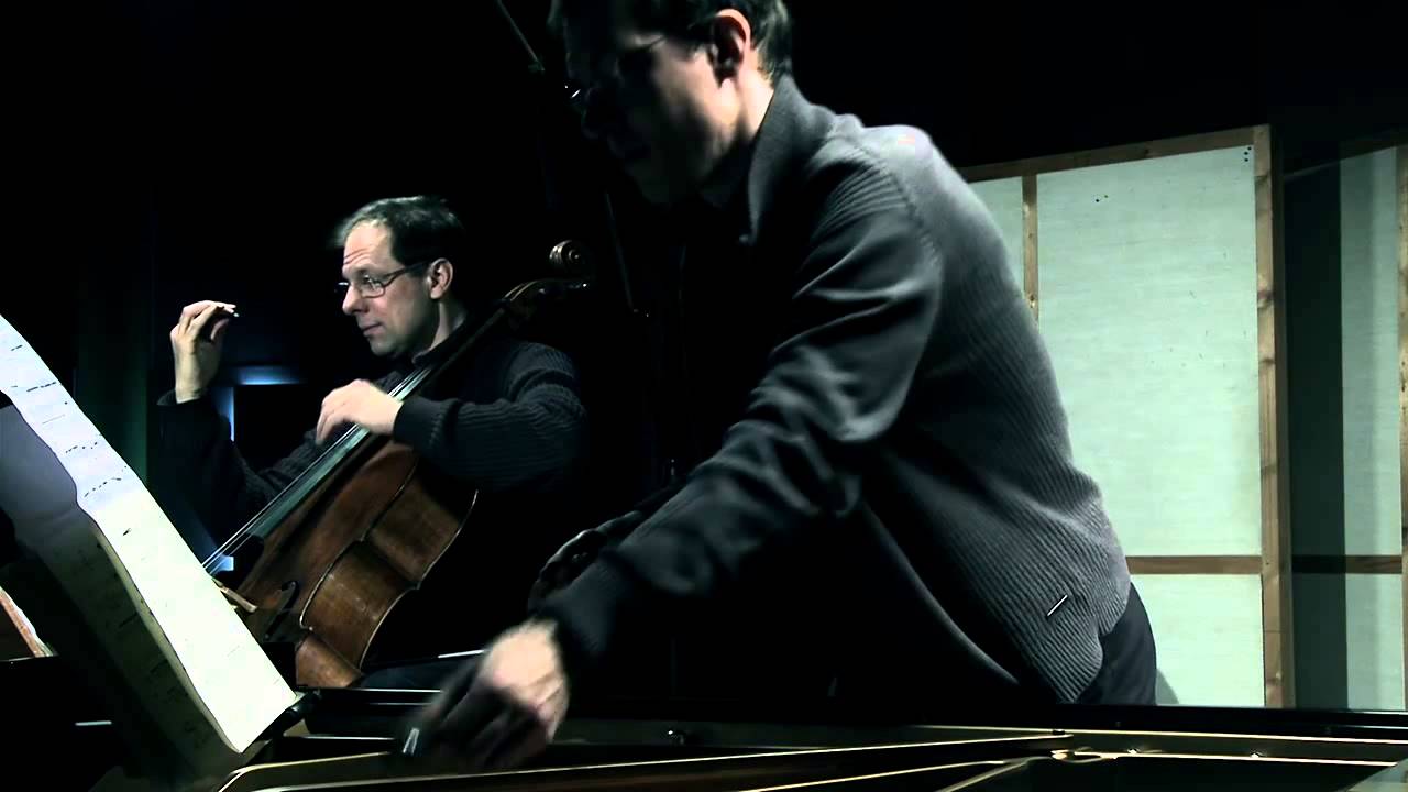 Romancendres (2003) for cello and piano.  Heinz Holliger, composer