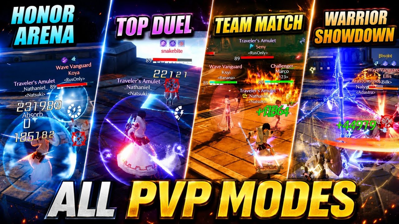 Noah's Heart: All PvP Mode Gameplay