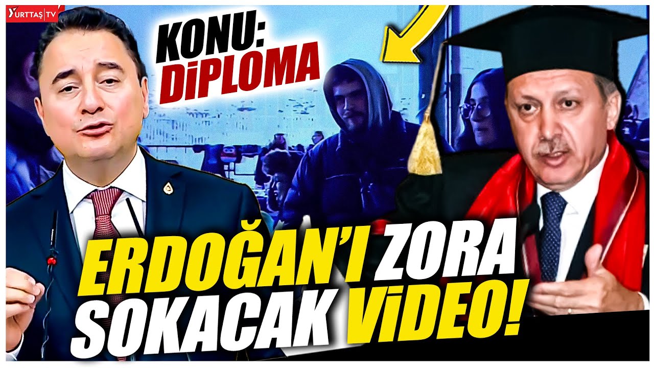 Ali Babacan Erdoğan’ı zora sokacak ‘diploma’ videosunu izletti!