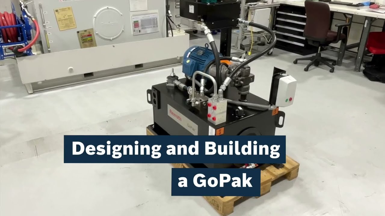 Watch the build of a Bosch Rexroth GoPak Hydraulic Power Unit, from design to shipping!
