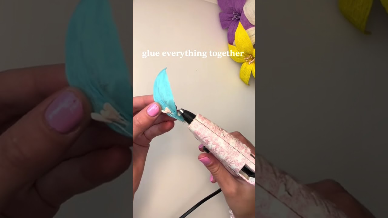 Lily Crepe Paper Tutorial 