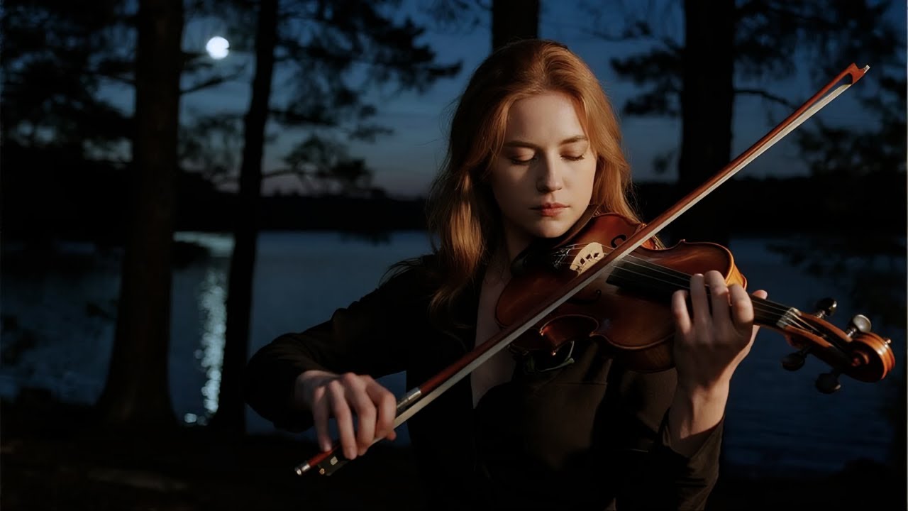 Emotional Piano & Violin — Moonlight on Still Water | Deeply Relaxing Instrumental Music