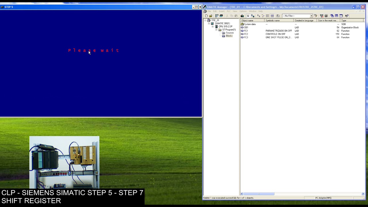VÍDEO 6 - CLP SIEMENS SIMATIC STEP5 E STEP7 - SHIFT REGISTER