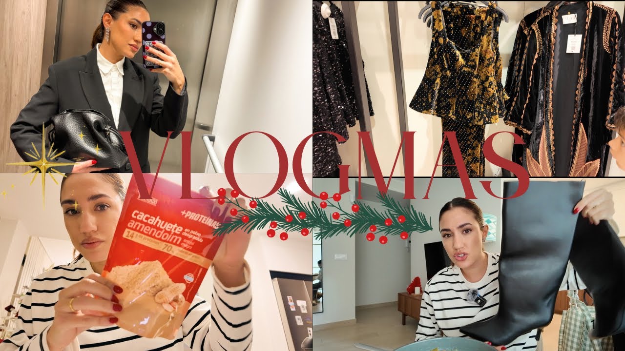 VLOGMAS🎄5| GRWM para COMIDA de NAVIDAD, TIPS de SKINCARE🧖🏼‍♀️ @SaraGut 