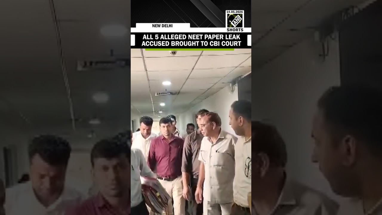 All 5 alleged NEET-UG 2026 paper leak accused brought to CBI court in Delhi