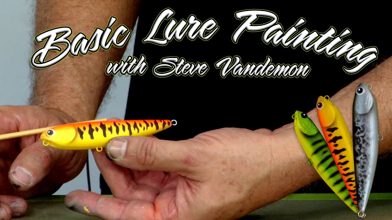 Basic Fishing Lure Airbrushing w/ Steve Vandemon