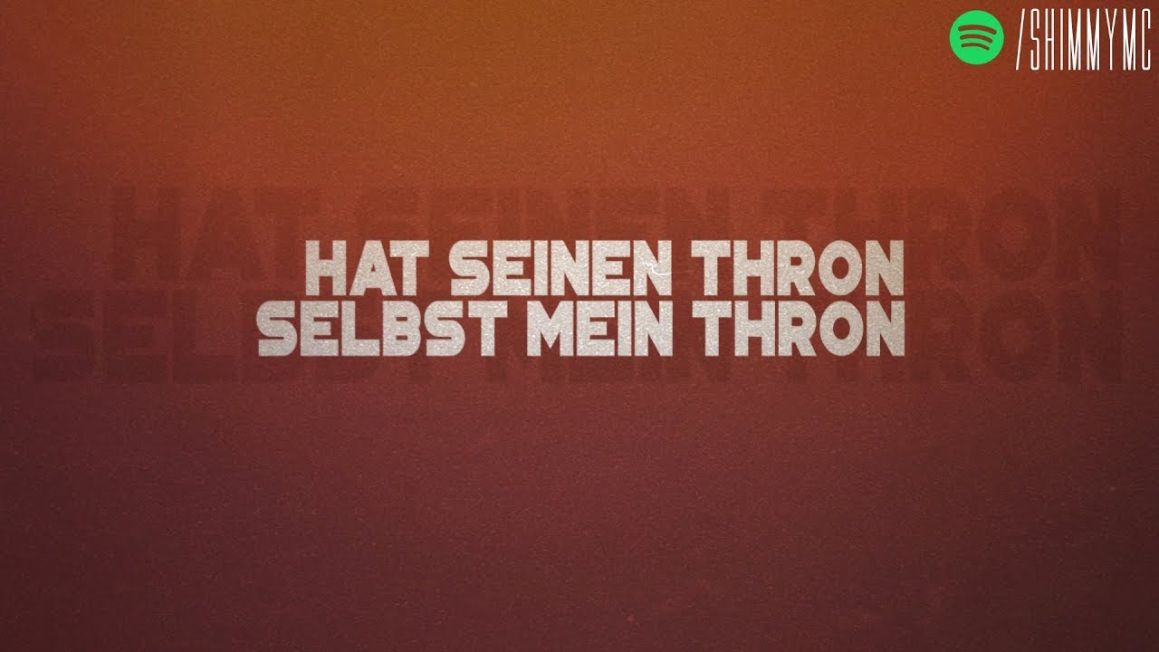 ShimmyMC - Thron II Feat. Aylien & Krickz (prod. by Mikel) OFFICIAL Lyric Video