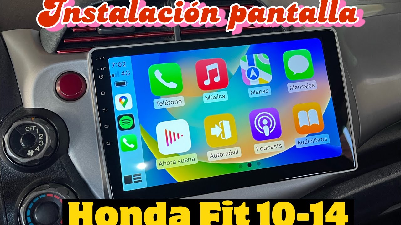 Instalación Pantalla android Honda Fit del 09 al 14 DERICAR