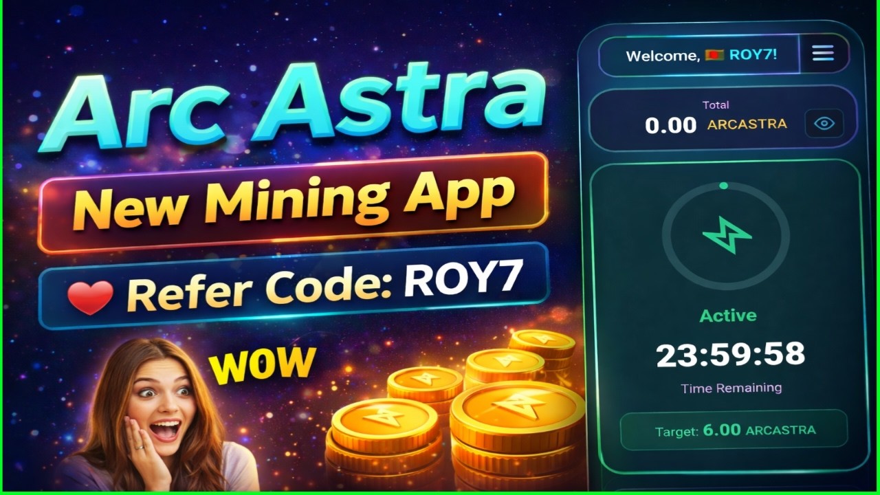 Arc Astra New Mining App | Arc Astra Network | New mining apps 2026 | ARC Mining | ARCASTRA