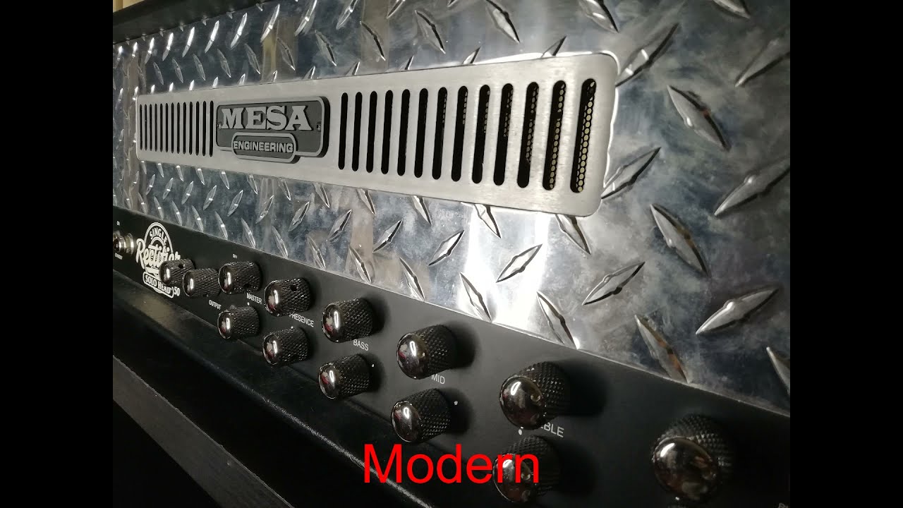 Mesa Boogie Single Rectifier - Modern vs Vintage mode (unboosted)