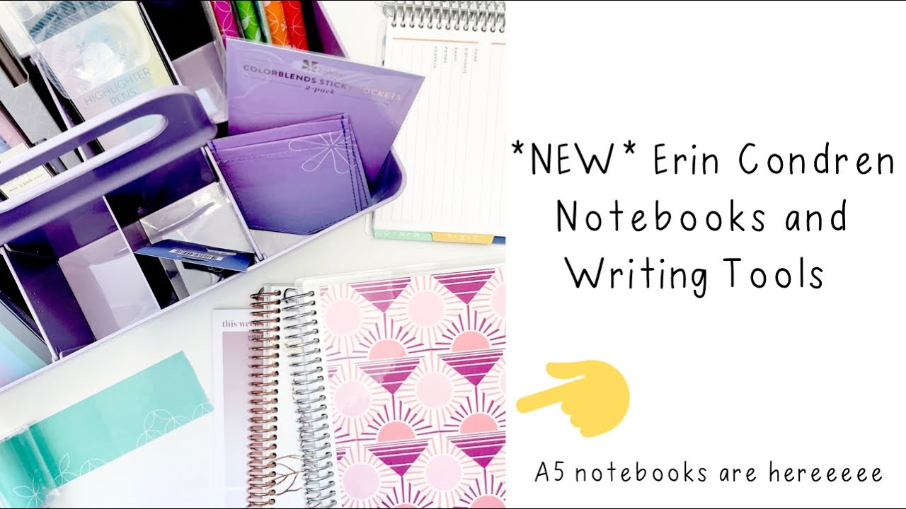 @erincondrendesign Notebook and Writing Tools Launch