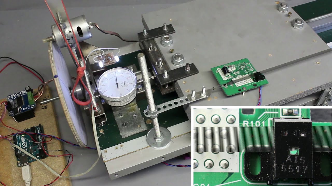 Präzision des Linearsensors aus einem Drucker