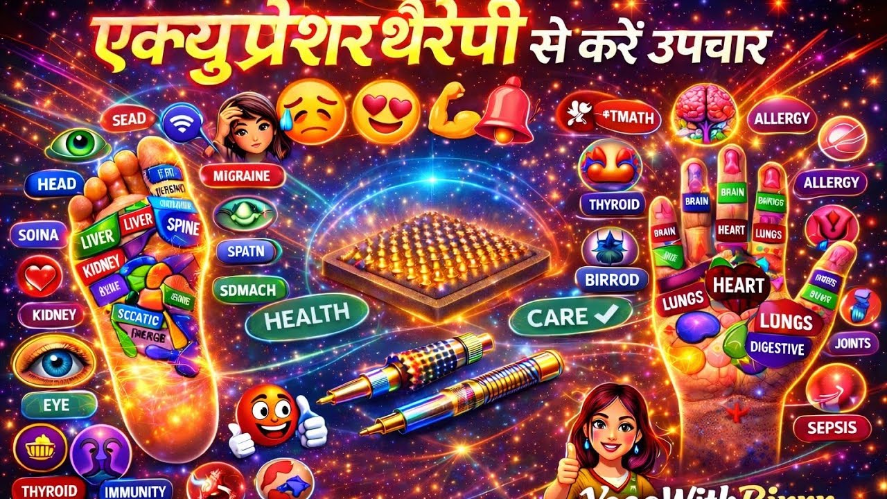 🔴 LIVE 😱 सिर्फ 1 Acupressure Point का कमाल! 👉 कई शारीरिक समस्याओं में राहत #acupresser #weightloss